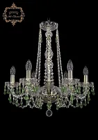 Люстра подвесная хрустальная 11.24.6.200.h-59.Gd.V5001 Bohemia Art Classic прозрачная на 6 ламп, основание золотое в стиле классический Люстра подвесная хрустальная 11.24.6.200.h-59.Gd.V5001 Bohemia Art Classic прозрачная на 6 ламп, основание золотое в стиле классический